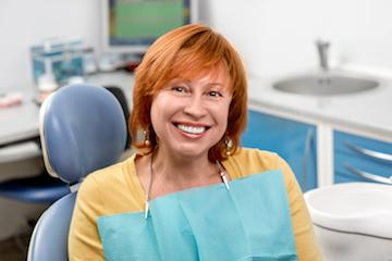woman at the dentist in jacksonville fl