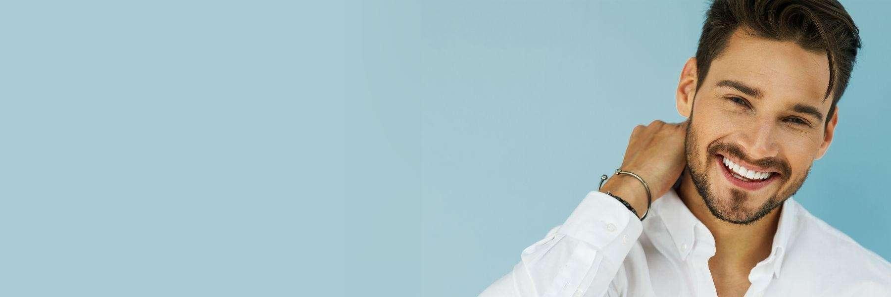 man with Invisalign in Jacksonville, FL